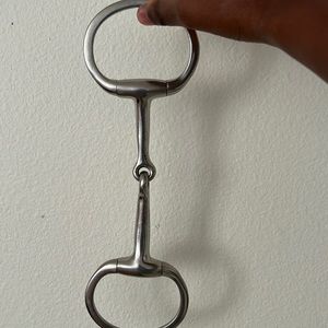 Very nice silver horse bit